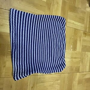 SHEIN Navy and White Striped tube top